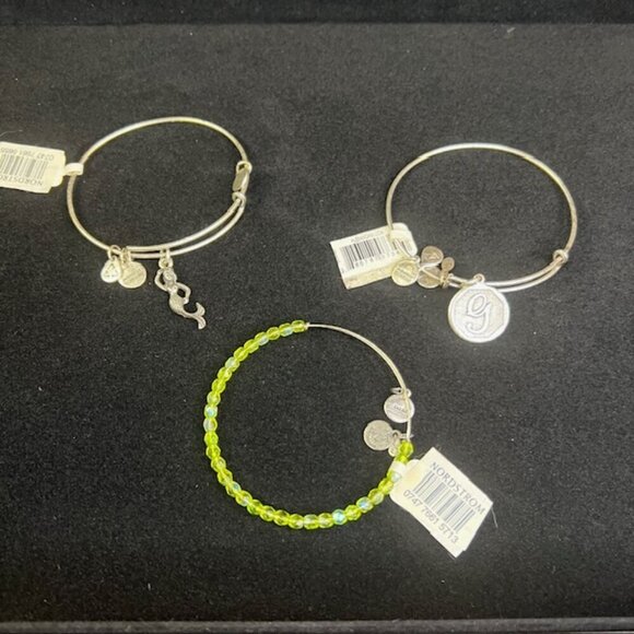 NWT Alex and Ani 3 Adjustable Bracelets - Picture 1 of 4